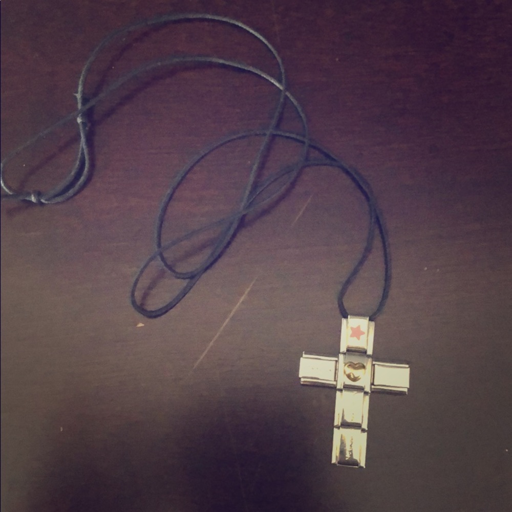 Nomination cross necklace